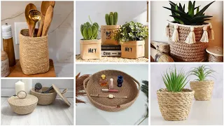 أكثر من 10 افكار ✨عندك خيوط اصنعي منظمات راقية بيتك بأقل تكلفة #diy #decor #ideas#handmade