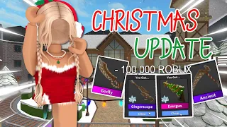 Buying EVERYTHING In The NEW MM2 CHRISTMAS UPDATE + Gameplay (Murder Mystery 2)