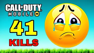 World Record Kills with Sad Ending | Call of Duty Mobile Battle Royale Solo vs Squad Gameplay