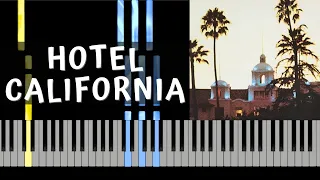 PIANO FACILE - HOTEL CALIFORNIA - EAGLES