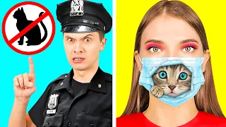 Ways to Sneak Pets into Jail | Funny Pet Pranks by HAHANOM Challenge