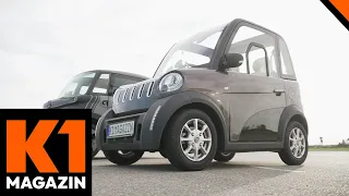 Zwei Sitze, ein Akku und 45 km/h ⚡ Elektrische Mini-Autos im Test! | K1 Magazin