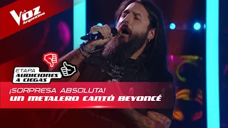 Canta heavy metal e impactó a todos con Beyoncé - La Voz Argentina 2022