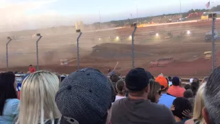 2015 Circle K Back to School Monster Truck Bash Racing Round 1 (Stone Crusher vs Avenger)