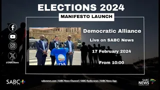 DA Manifesto Launch 2024