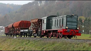 V 36 235 im Güterzugdienst auf der Dampfbahn Fränkische Schweiz