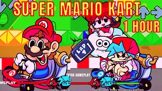 Friday Night Funkin' - Super Mario Kart x FNF ( Demo) Here We Go