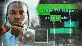 how to make Pop Smoke type beat on Fl studio mobile | uk/ny drill tutorial