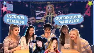 GRUPO DE KPOP REAGE A ANITTA, PEDRO SAMPAIO, MELODY E ANA CASTELA (COM X:IN)