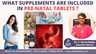 Benefits Of Prenatal Vitamins | Before and During Pregnancy | Fertility Tips | Dr C Suvarchala