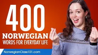 400 Norwegian Words for Everyday Life - Basic Vocabulary #20