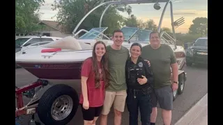 Tempe officer recovers family boat day after it was stolen