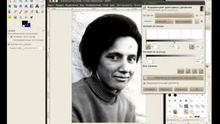 GIMP ГИМП Урок 39  Инструменты цветокоррекции Уровни и кривые
