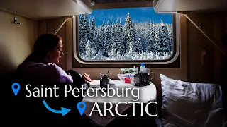 I took a train to the RUSSIAN ARCTIC in WINTER | Soviet towns of Kola Peninsula