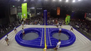 Bossaball FAQ #2: "Can Bossaball be played indoor?"