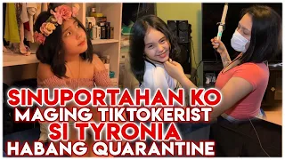 VLOG 065 SINUPORTAHAN KO MAGING TIKTOKERIST SI TYRONIA HABANG QUARANTINE | BY TONI FOWLER