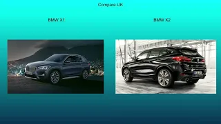 2019 BMW X1 vs 2022 BMW X2 - Technical Data Comparison