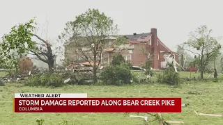 Storm damage reported in Columbia, TN