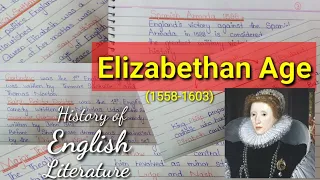 Elizabethan Age | Renaissance Period | Shakespearean Age |  in Urdu/Hindi