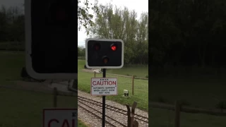 Eastbourne mini railway level crossing 1