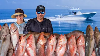 Fishing untouched parts of Florida 100 miles offshore | Steinhatchee Red Snapper & Grouper