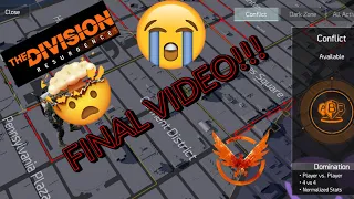 The Division Resurgence FINAL VIDEO!!! UNTIL NEXT TEST!!!