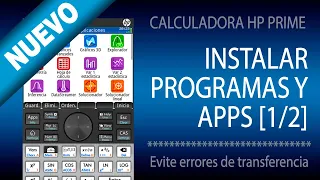 Instalar o enviar Programas y Apps [1/2] | HP Prime