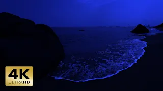 Ocean Sounds For Deep Sleep 4K | Fall Asleep Instantly With Soft Ocean Wave Sounds Over Night