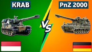 Polish AHS KRAB VS German PzH 2000 Powerful Howitzers
