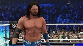 WWE2K24 KEN SHAMROCK VS AJ STYLES