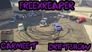 GTA V LIVE PS4 CARMEET and RACES + TAKEOVER COME CHILL