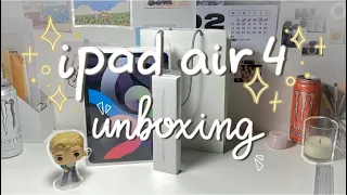 ipad air 4 - space grey - unboxing - asmr / aesthetic