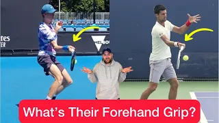 Which Forehand Grip Do They ACTUALLY Use? (Sinner and Djokovic Tennis Comparison)