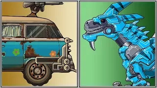 Earn To Die - Dino Robot i-Rex - Full Game Play 1080 HD