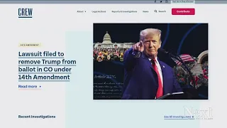 A lawsuit in Colorado to keep Trump off ballot