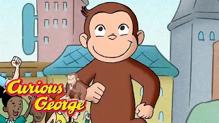 Marathon Day 🐵 Curious George 🐵 Kids Cartoon 🐵 Kids Movies