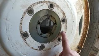 Переделка дисков от газона на мини трактор.