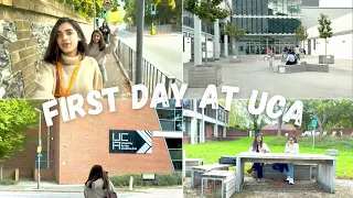 First Day at UCA, Epsom | Campus, Friends & Birthday Celebration! |