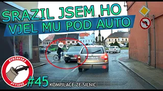 Vjel mu pod auto, srazil jsem ho - Kompilace ze silnic #45