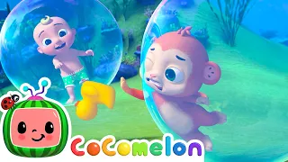 Baby Shark (Swimming Version) | CoComelon Animal Time - Learning with Animals | Kids Nursery Rhyme
