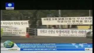 World Today: South Korea School Reopens After Ferry Disaster