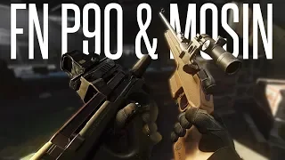 THE FN P90 + MODDED MOSIN KIT - Escape From Tarkov Interchange PVP Loadout