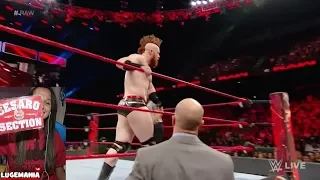 WWE Raw 9/25/17 Seth Rollins vs Sheamus
