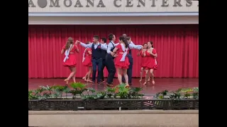 Rueda 808 performing at Ala Moana center stage for the annual latin dance showcase