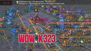 War Of Wonders k323 | Fight between 2 emperors on wonders - Lords Mobile