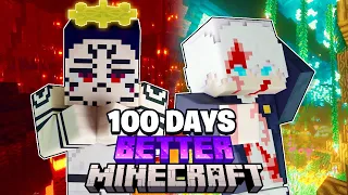 I Spent 100 Days in Jujutsu Kaisen x Better Minecraft! Here's what happened...