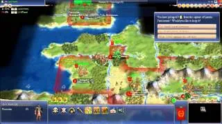 Civilization 4 Rhye's and Fall of Civilization Gameplay Rome Part 1