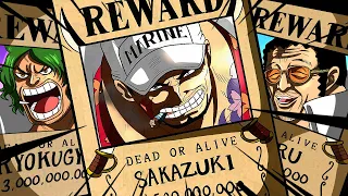 MARINE BOUNTIES ARE HERE! (You Won't Believe Sakazuki's!)