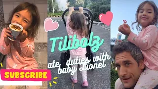 Thylane Katana making babyccino and ate duties with baby Lionel  | Solenn Heussaff