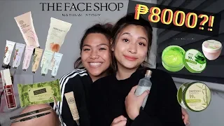 WE SPENT ₱8000 AT THE FACE SHOP + HAUL